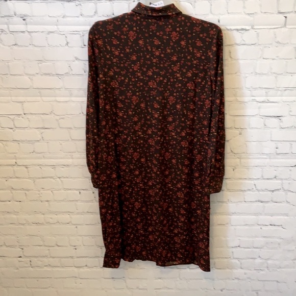 NWT MANGO SHIRT PRINTED DRESS - Picture 7 of 10